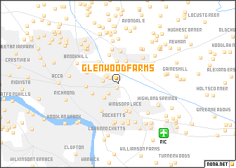 map of Glenwood Farms