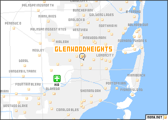 map of Glenwood Heights