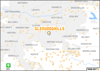 map of Glenwood Hills