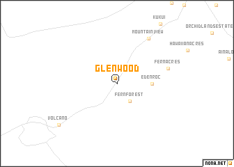 map of Glenwood