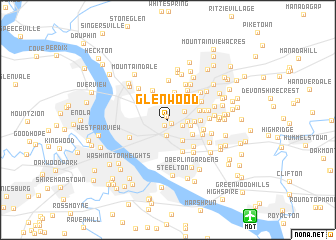 map of Glenwood