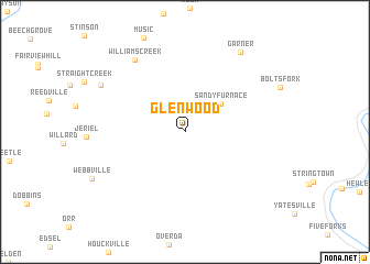 map of Glenwood