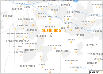 map of Glenwood