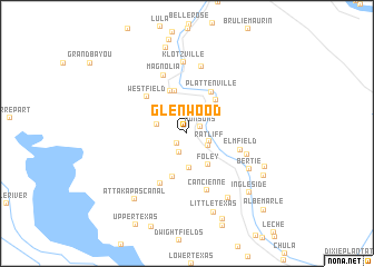 map of Glenwood