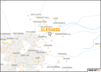 map of Glenwood