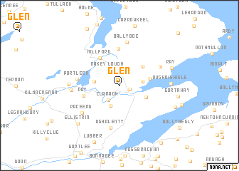 map of Glen