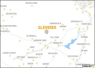 map of Glessner