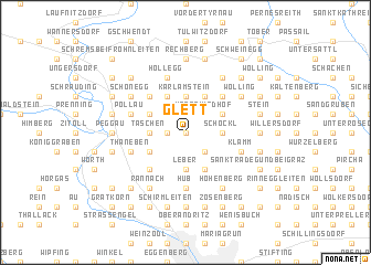 map of Glett