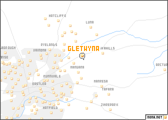 map of Gletwyn A