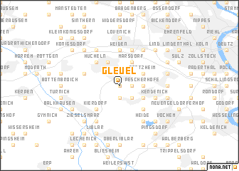 map of Gleuel