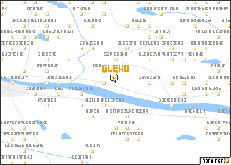 map of Glewo