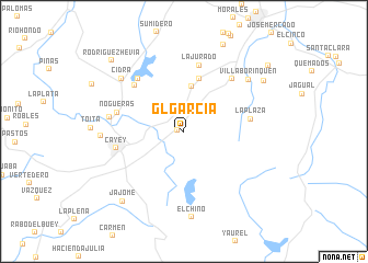 map of G. L. Garcia