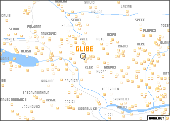 map of Glibe