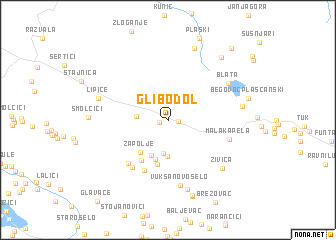 map of Glibodol