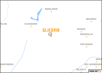 map of Glicério