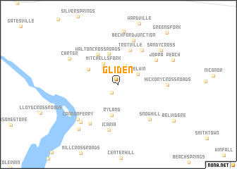 map of Gliden