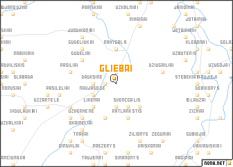 map of Gliebai