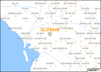 map of Glifádha