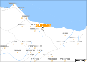 map of Glifádha