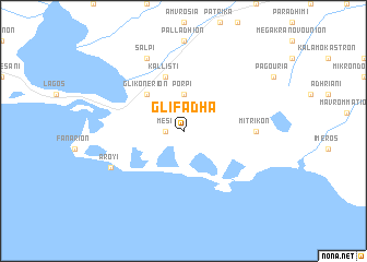 map of Glifádha