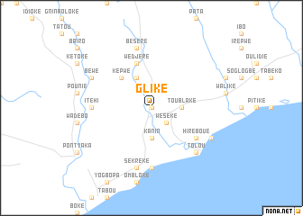 map of Gliké