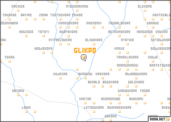 map of Glikpo