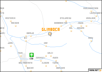 map of Glimboca