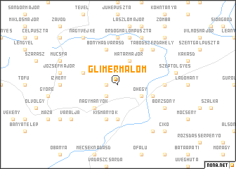 map of Glimermalom