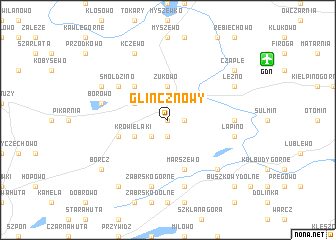 map of Glińcz Nowy