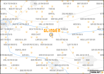 map of Glinden