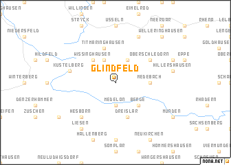 map of Glindfeld