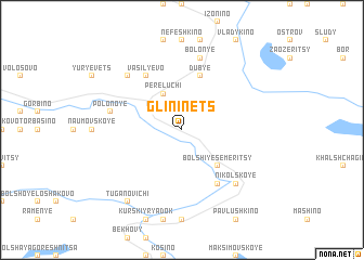 map of Glininets