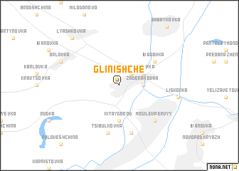 map of Glinishche