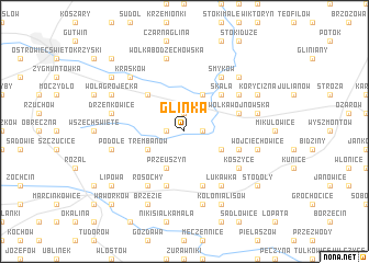 map of Glinka