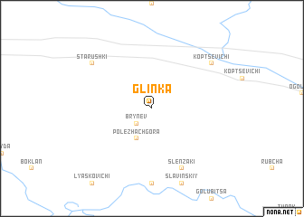 map of Glinka