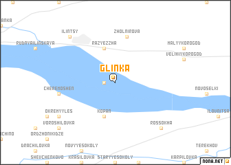 map of Glinka