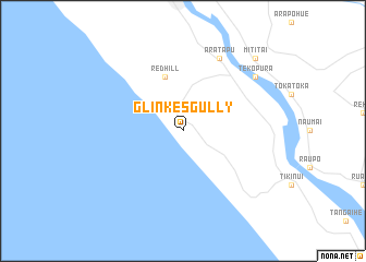map of Glinkes Gully