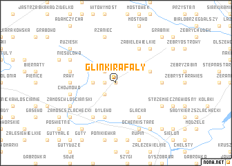 map of Glinki Rafały