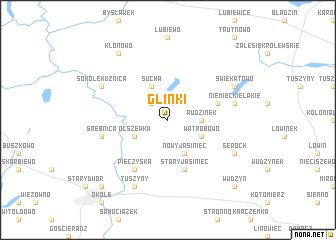 map of Glinki