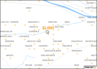 map of Glinki