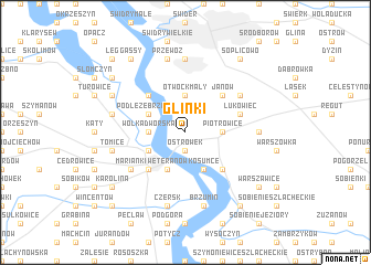 map of Glinki