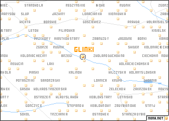 map of Glinki