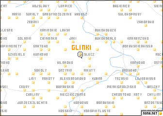 map of Glinki