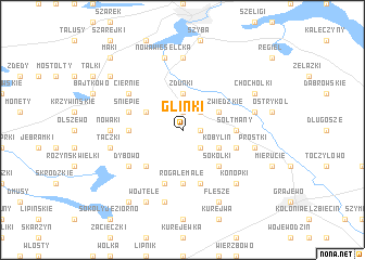 map of Glinki