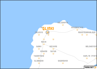 map of Glinki