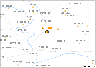 map of Glinki