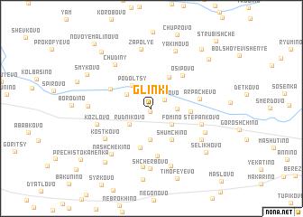 map of Glinki