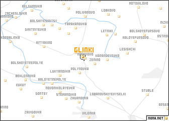 map of Glinki