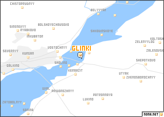 map of Glinki