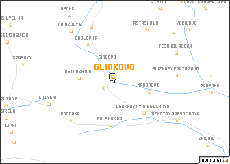 map of Glin\